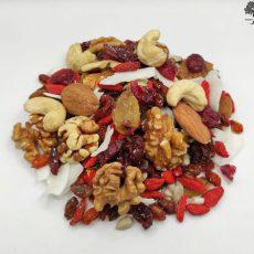 Unsalted and Raw SuperFood Blend Breakfast Mix | Healthy Nuts and Berries